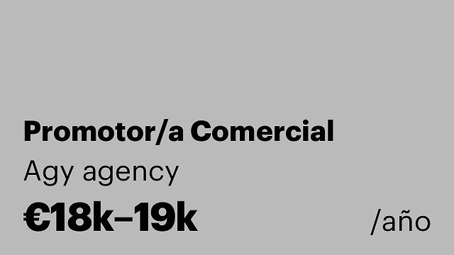 Promotor/a Comercial