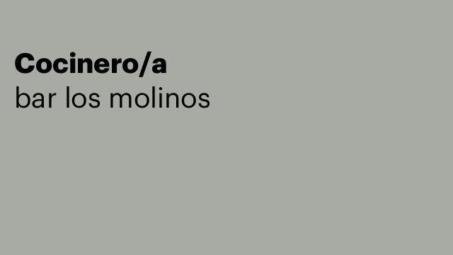 Cocinero/a