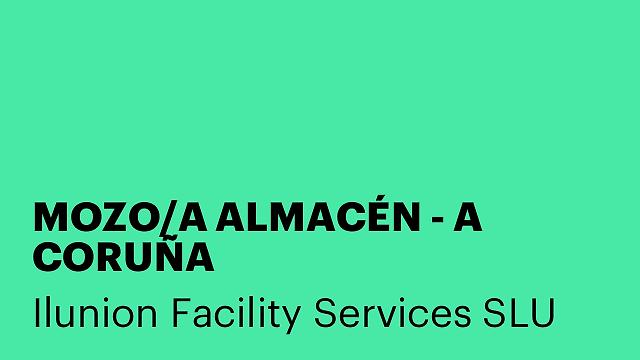 MOZO/A ALMACÉN - A CORUÑA