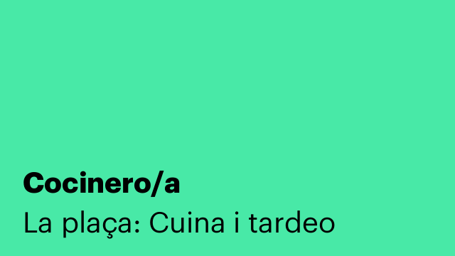Cocinero/a