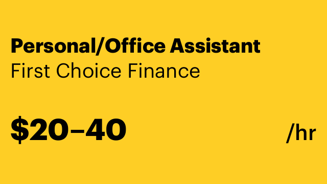Personal/Office Assistant
