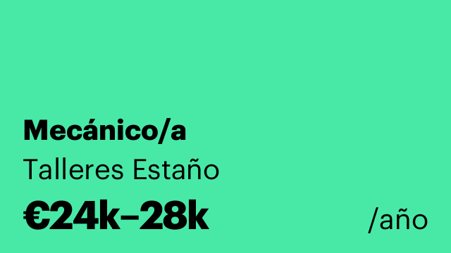 Mecánico/a