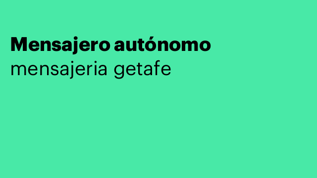 Mensajero autónomo