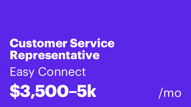 Customer Service Representative