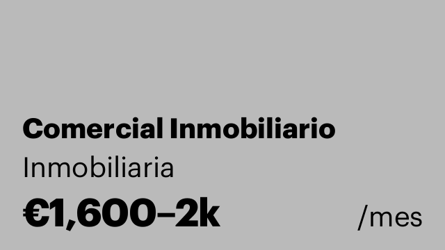 Comercial Inmobiliario