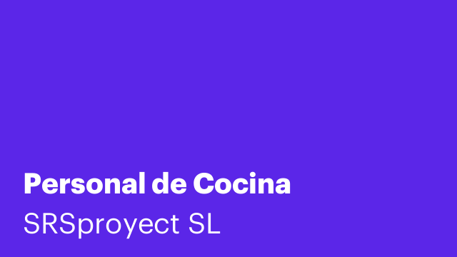 Personal de Cocina