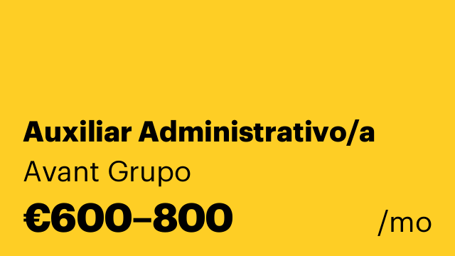 Auxiliar Administrativo/a