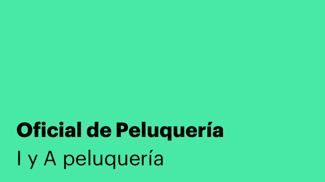 Oficial de Peluquería