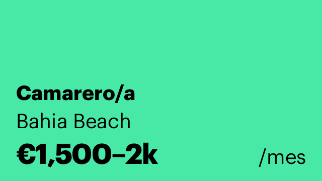 Camarero/a