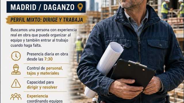 Jefe/a de Obra