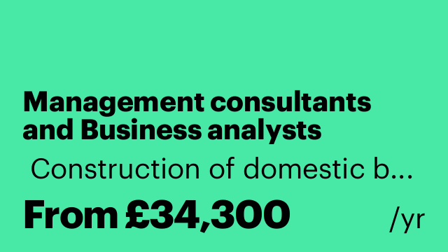 Management consultants and Business analysts