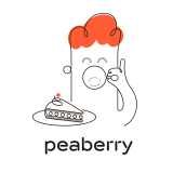 peaberry cafetería  logo