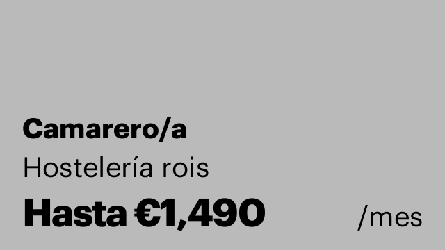 Camarero/a