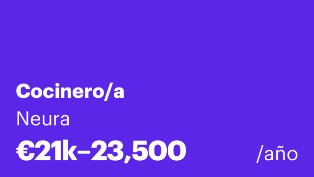 Cocinero/a