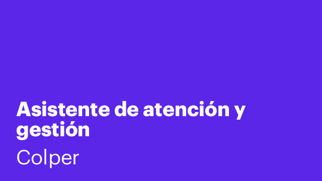 Asistente de atención y gestión