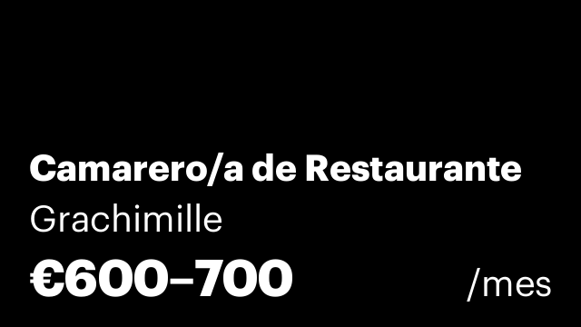 Camarero/a de Restaurante