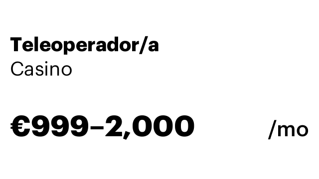Teleoperador/a