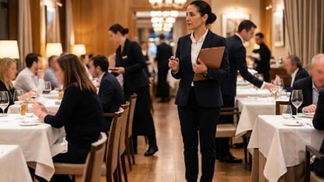 SEGUNDA JEFA DE SALA PARA RESTAURANTE TRADICIONAL 1800€ NETOS