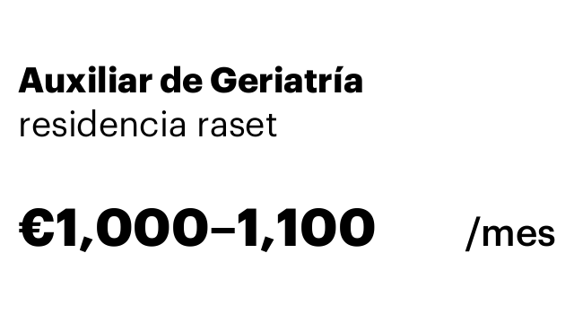 Auxiliar de Geriatría