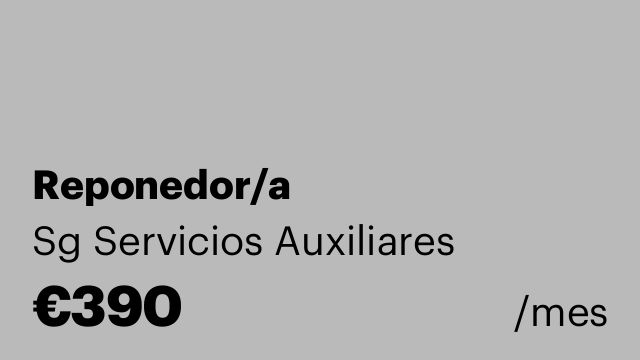 Reponedor/a