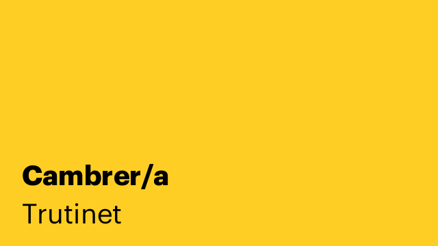 Cambrer/a