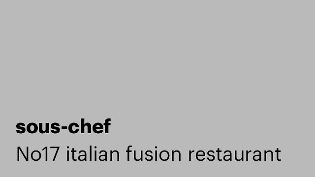 sous-chef