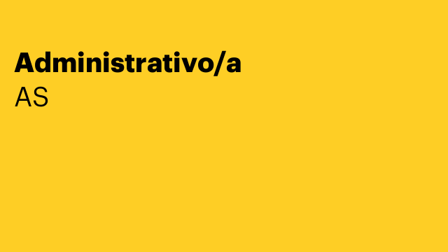 Administrativo/a