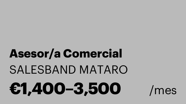Asesor/a Comercial