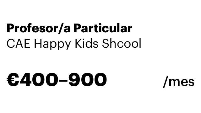 Profesor/a Particular