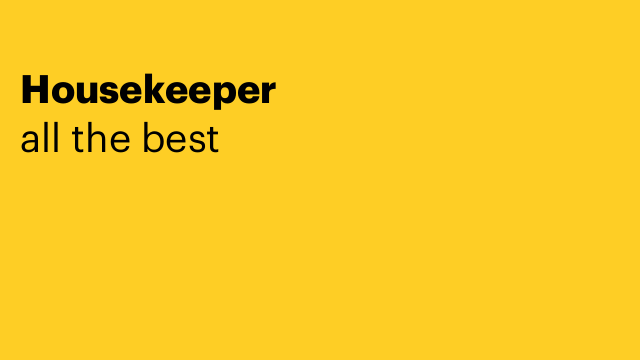 Housekeeper