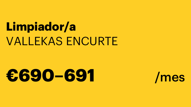 Limpiador/a