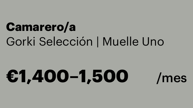 Camarero/a