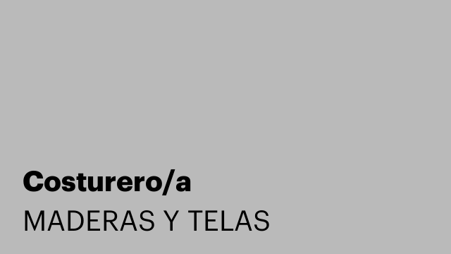 Costurero/a