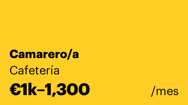 Camarero/a