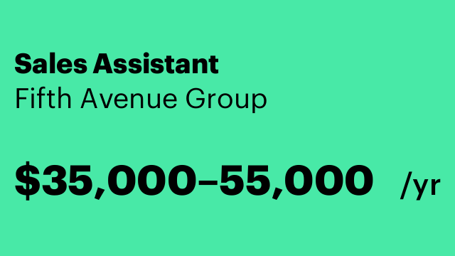 Sales Assistant