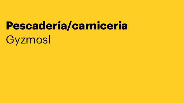 Pescadería/carniceria
