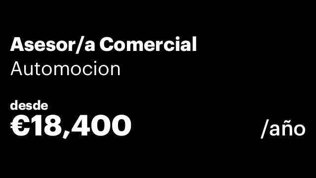 Asesor/a Comercial