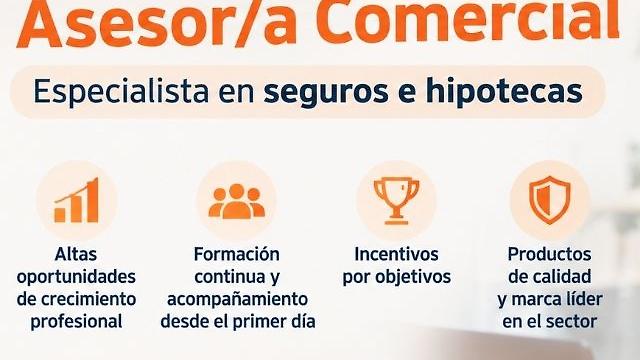 Asesor comercial/hipotecario
