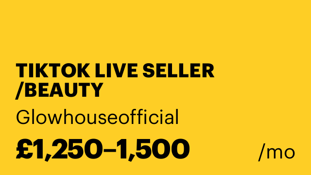 TIKTOK LIVE SELLER /BEAUTY