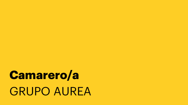 Camarero/a