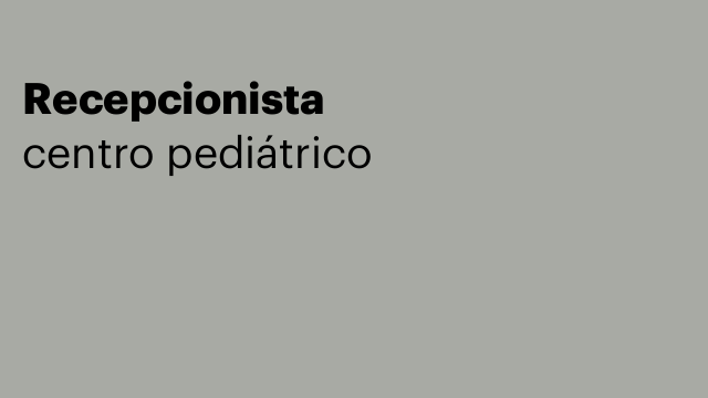 Recepcionista