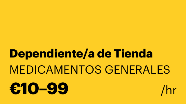 Dependiente/a de Tienda