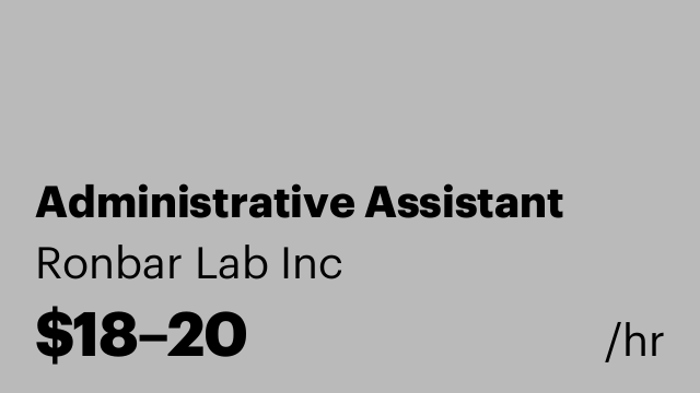 Administrative Assistant