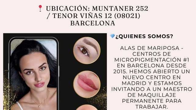 ESPECIALISTA EN MAQUILLAJE PERMANENTE/MICROPIGMENTACION BARCELONA