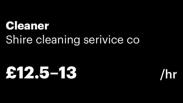 Cleaner
