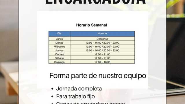 Encargado/a de Camareros