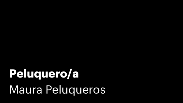 Peluquero/a