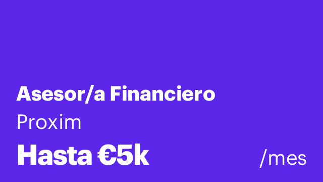 Asesor/a Financiero