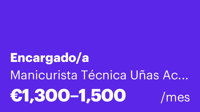 Encargado/a