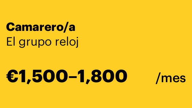 Camarero/a